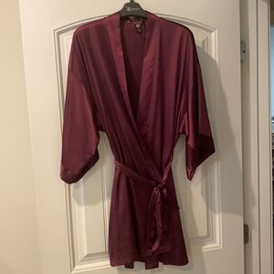 Victoria Secret silk robe.
